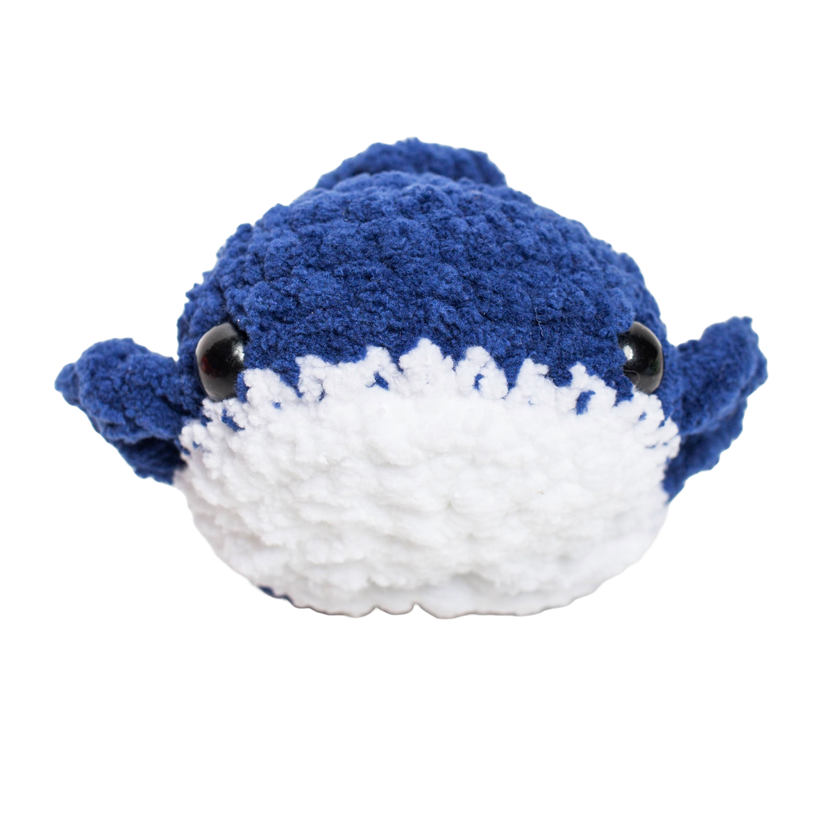Betty the Blueberry Whale Crochet Plushie