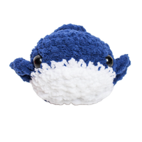 Betty the Blueberry Whale Crochet Plushie