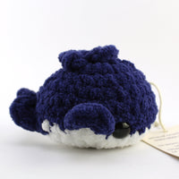 Betty the Blueberry Whale Crochet Plushie
